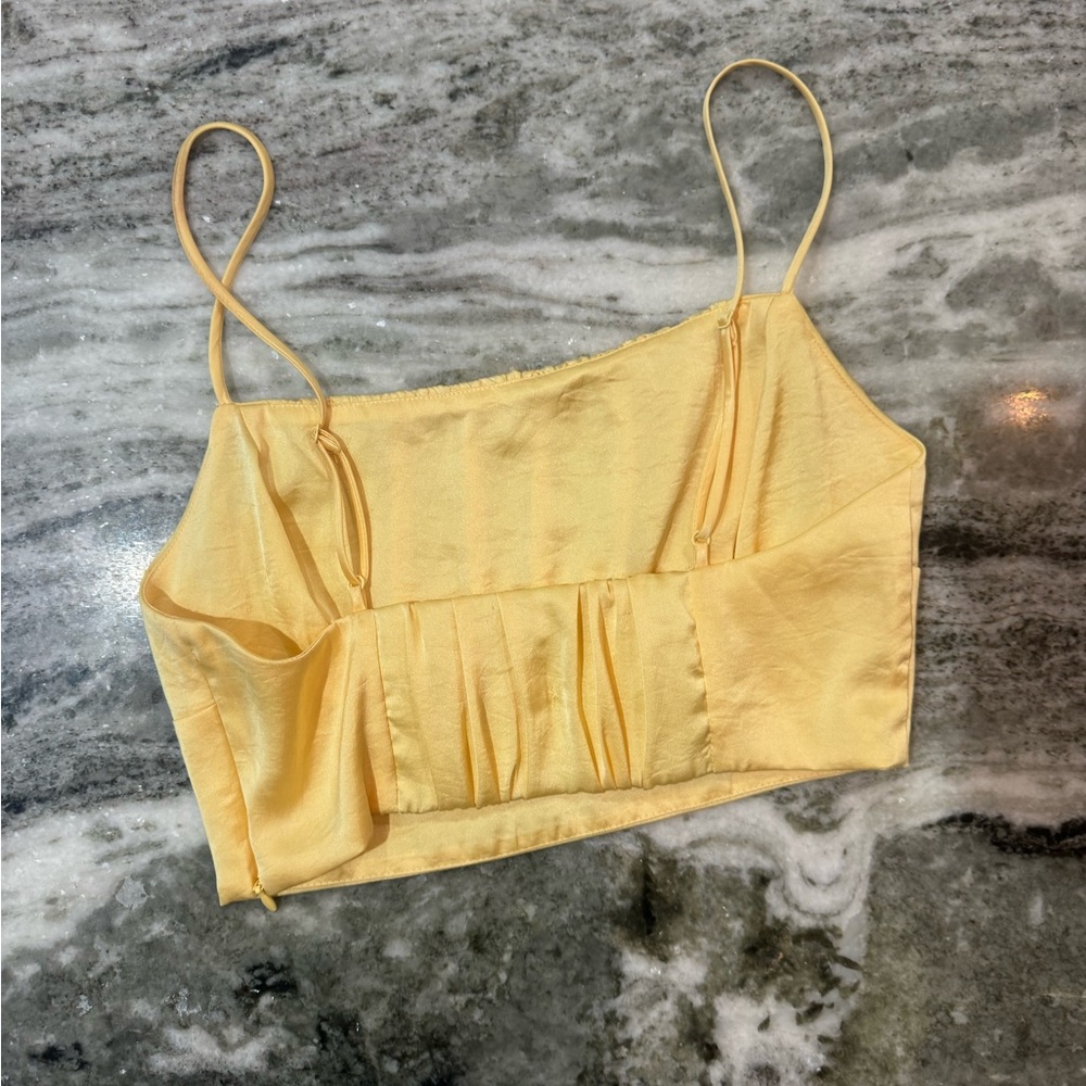 Aritzia wilfred sonnet camisole size XS yellow - Picture 5 of 5